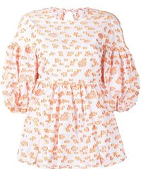 Cecilie Bahnsen - Jerry Floral-print Blouse - Lyst