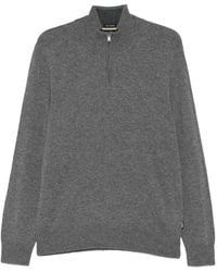 BOSS - Pull À Col Zippé - Lyst