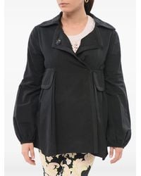Giambattista Valli - Double-Breasted Draped Jacket - Lyst