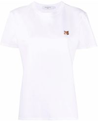 Maison Kitsuné - Fox T-shirt With Application - Lyst