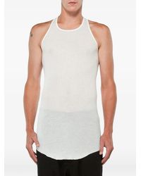 Rick Owens - Débardeur Côtelé À Dos Nu - Lyst