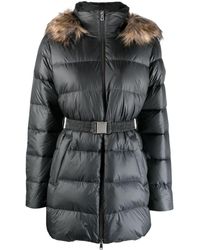 Polo Ralph Lauren - Belted Padded Quilted Coat - Lyst