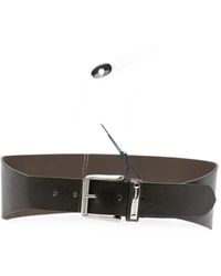 Paloma Wool - Alma Logo-Plaque Leather Belt - Lyst