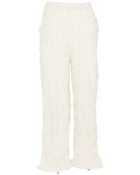 GONGDID DESIGN - Elastic-Waistband Trousers - Lyst