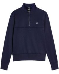 Ami Paris - Sudadera con cremallera corta - Lyst