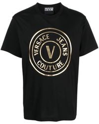 Versace Jeans Couture - Couture Foil Logo T Shirt - Lyst