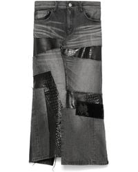 Junya Watanabe - Midi-Rok Met Vlakken - Lyst