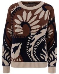 Weekend by Maxmara - Chic Leather Sweater For - Lyst