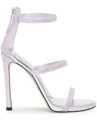 Giuseppe Zanotti - Harmony Glitter Sandals - Lyst
