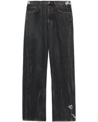 Magliano - Distressed Straight-Leg Jeans - Lyst