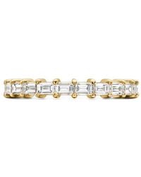David Yurman - 18Kt Dy Eden Partway Diamond Band Ring (2Mm) - Lyst