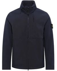 Stone Island - Q100005 Soft Shell-R_E.Dye Technology Jacket - Lyst