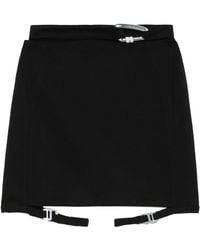 HELIOT EMIL - Strap-detail High-waist Miniskirt - Lyst
