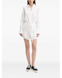 Melissa Odabash - Sara Button-Fastening Tie-Waist Shirt Dress - Lyst