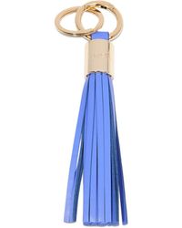 Lancel - Leather Tassel Keyring - Lyst