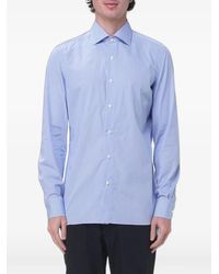 Luigi Borrelli Napoli - Checked Long-Sleeve Shirt - Lyst
