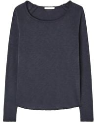 American Vintage - Raglan-Sleeve Raw-Edge T-Shirt - Lyst