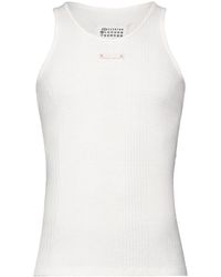 Maison Margiela - Tank Top With Application - Lyst