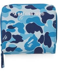 A Bathing Ape - Abc Camo Wallet - Lyst