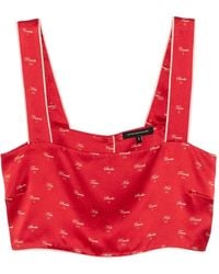 Kiki de Montparnasse - Kiss-Printed Pyjama Top - Lyst