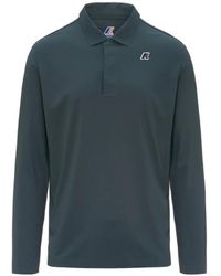 K-Way - Cleek Long-Sleeved Polo Shirt - Lyst
