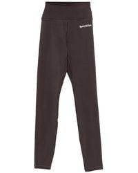 Sporty & Rich - Logo-Print High-Waisted Leggings - Lyst