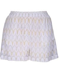 Missoni - Geometric-Pattern Knit Shorts - Lyst