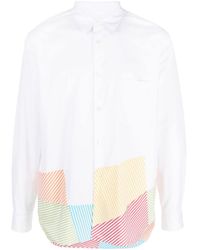 Comme des Garçons - Geometric-print Cotton Shirt - Lyst