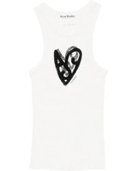 Acne Studios - ハートプリント トップ - Lyst