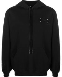 McQ - Graphic-print Long-sleeved Hoodie - Lyst