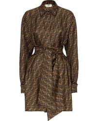 Fendi - Robe de monogramme FF - Lyst