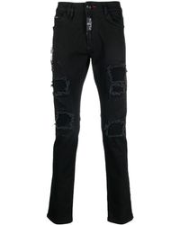 Philipp Plein - Slim-Fit-Jeans im Distressed-Look - Lyst