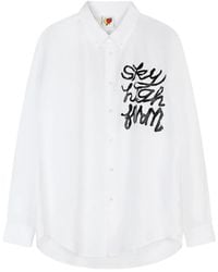Sky High Farm - Overprint Button-Down Shirt - Lyst