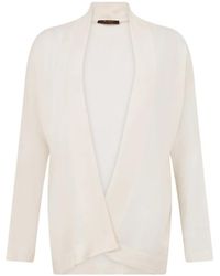 Moorer - Fine-Knit Open-Front Sweater - Lyst