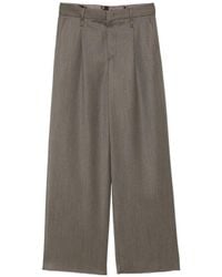 Emporio Armani - Pleated Trousers - Lyst