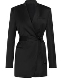 Brunello Cucinelli - Belted Wrap Blazer - Lyst