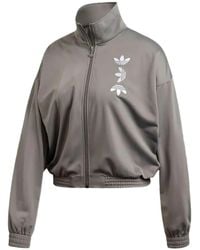adidas - Logo-Print Track Jacket - Lyst