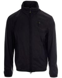 Blauer - Zip-Up Bomber Jacket - Lyst