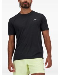 New Balance - Logo-Detail T-Shirt - Lyst