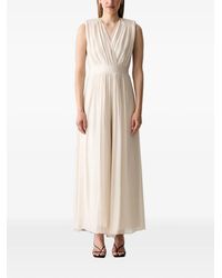 Haveone - Wrap-Style Wide-Leg Jumpsuit - Lyst
