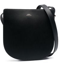 A.P.C. - Geneve Leather Shoulder Bag - Lyst