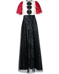 Macgraw - Robe Longue À Sequins Brodés - Lyst