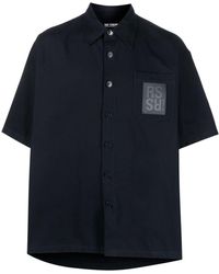 Raf Simons - Camisa con parche del logo - Lyst