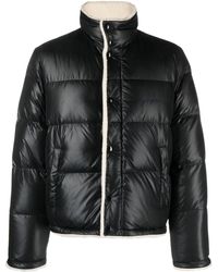 Saint Laurent - Puff Down Shearling-lined Jacket - Lyst