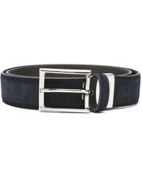 Canali - Buckle Leather Belt - Lyst
