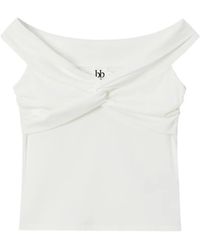 B+ AB - Twist-Detail Off-Shoulder Top - Lyst