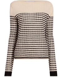 Proenza Schouler - Striped Knitted Top - Lyst