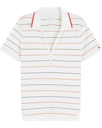 Tommy Hilfiger - Horizontal-Stripe Polo Top - Lyst