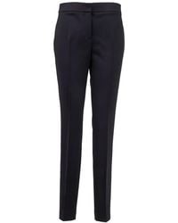 Akris Punto - Mara Pressed-Crease Trousers - Lyst