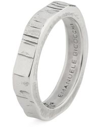 Emanuele Bicocchi - Hammered Band Ring - Lyst